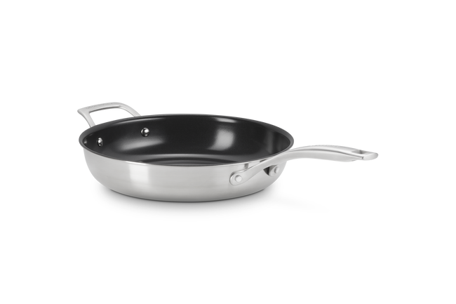 Essential 3-ply Stainless Steel 28cm Frying Pan Non-Stick with Helper Handle image number 2